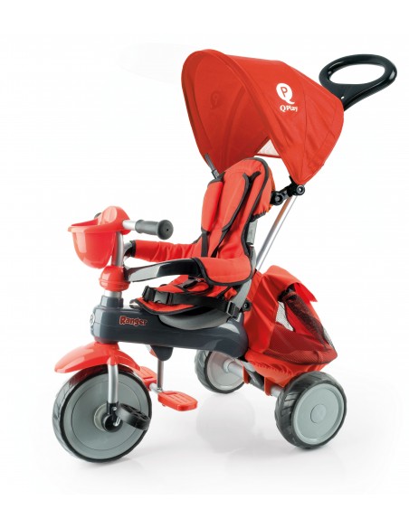 Triciclo para ni&ntilde;os Ranger rojo